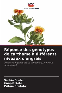 Cover Réponse des génotypes de carthame à différents niveaux d'engrais