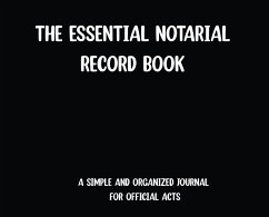 Cover The Essential Notarial Record Book-Black