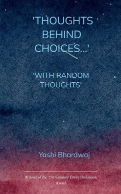 Cover Thoughts Behind Choices...' 'With Random Thoughts'