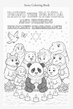 Cover Paws the Panda and Friends Holocaust Remembrance Story Coloring Book