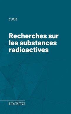 Cover Recherches sur les substances radioactives (eBook, ePUB)