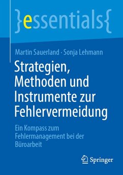 Cover Strategien, Methoden und Instrumente zur Fehlervermeidung (eBook, PDF)