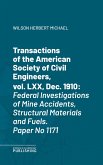 Transactions of the American Society of Civil Engineers, vol. LXX, Dec. 1910 (eBook, ePUB)