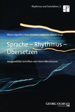 Cover Sprache - Rhythmus - Übersetzen (eBook, PDF)