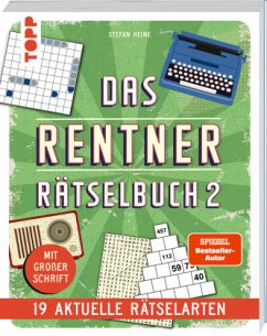 Cover Das Rentner-Rätselbuch 2 - 19 aktuelle Rätselarten mit Nostalgie-Effekt   (Mängelexemplar)