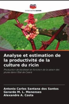 Cover Analyse et estimation de la productivité de la culture du ricin