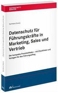 Cover Datenschutz für Führungskräfte in Marketing, Sales und Vertrieb