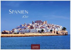 Cover Spanien Kalender 2027 - Wandkalender   Fotokalender Spanien 35x50 cm- Premium . mit 12 faszinierenden Fotos