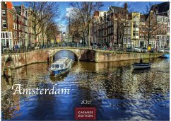 Cover Amsterdam Kalender 2027 - Wandkalender   Fotokalender  Niederlande  Mitteleuropa 35x50cm - Atemberaubende Fotos von Amsterdams Sehenswürdigkeiten, Kanälen und kulturellen Highlights.