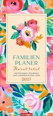Cover Floral total Familienplaner 2027