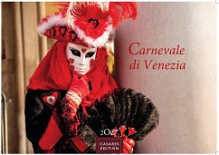 Cover Venedig Karneval Kalender 2027 - Wandkalender   Fotokalender Italien 50x35 cm -. mit Karneval-Fotos, fantasievollen Masken und Kostümen