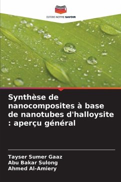 Synthèse de nanocomposites à base de nanotubes d'halloysite : aperçu général - Gaaz, Tayser Sumer;Sulong, Abu Bakar;Al-Amiery, Ahmed Synthèse de nanocomposites à base de nanotubes d'halloysite : aperçu général - Gaaz, Tayser Sumer;Sulong, Abu Bakar;Al-Amiery, Ahmed