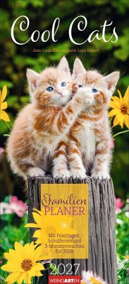 Cover Cool Cats Familienplaner 2027
