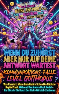 Cover Wenn Du Zuhörst Aber Nur Auf Deine Antwort Wartest: Kommunikations-Falle Level Gottmodus (eBook, ePUB)