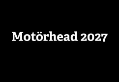 Cover Motörhead Kalender 2027