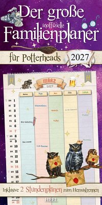 Cover Der große inoffizielle Familienplaner für Potterheads Kalender 2027