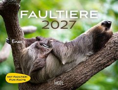 Cover Faultiere Kalender 2027 Eintragkalender
