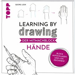 Cover Learning by Drawing - Der Mitmachblock: Hände  (Mängelexemplar)