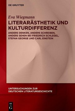 Literarästhetik und Kulturdifferenz (eBook, PDF) - Wiegmann, Eva