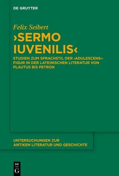 Cover >Sermo iuvenilis< (eBook, PDF)