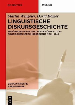 Cover Linguistische Diskursgeschichte (eBook, PDF)