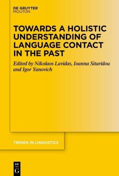 Cover Towards a Holistic Understanding of Language Contact in the Past (eBook, PDF)