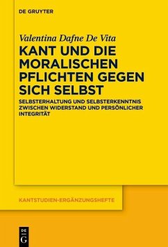 Cover Kant und die moralischen Pflichten gegen sich selbst (eBook, PDF)