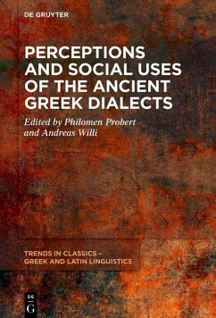 Cover Perceptions and Social Uses of the Ancient Greek Dialects (eBook, PDF)