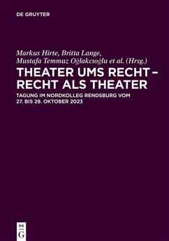 Cover Theater ums Recht - Recht als Theater (eBook, PDF)