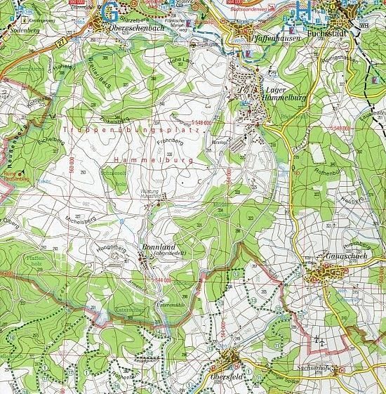 Fritsch Karte - Landkreis Main-Spessart - buecher.de