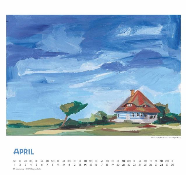 Mit Kat Menschik an der Ostsee Kalender 2024 von Kat Menschik