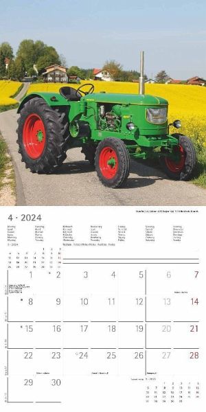 Traktoren Broschurkalender 2024 - Kalender günstig bestellen