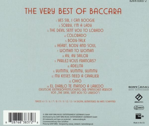 Лучшая песни баккара. Baccara 1977 обложка CD. Best of Baccara. Baccara - the very best of Baccara (2017) обложка. Baccara 1978.