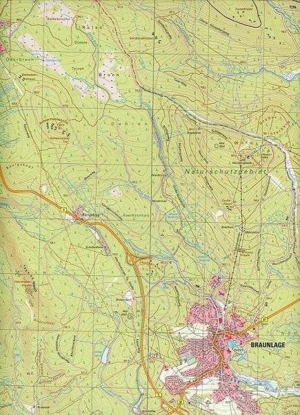 Braunlage 1 : 25 000. (TK 4229/N) - Landkarten portofrei bei bücher.de