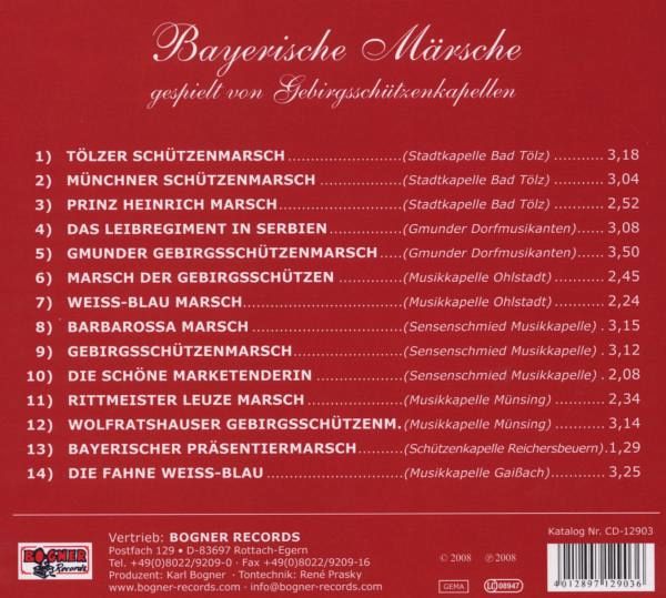 Bayerische Märsche-Folge 3 auf Audio CD - Portofrei bei bücher.de
