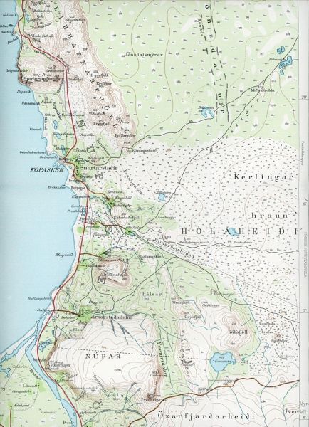 Topographische Karte Island 81 Oxarfjordur 1 : 100 000 - Landkarten