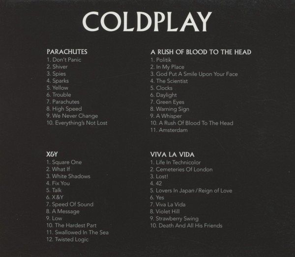 4 Cd Catalogue Set von Coldplay auf Audio CD - Portofrei bei bücher.de