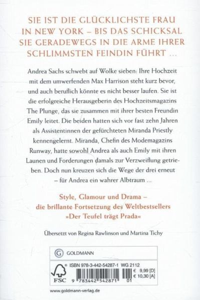 Die Rache trägt Prada / Andrea Sachs Bd.2 von Lauren Weisberger als  Taschenbuch - Portofrei bei bücher.de