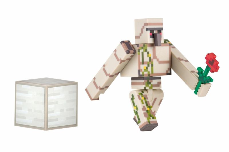 Minecraft - IRON GOLEM mit Eisenerz-Block, bewegliche 