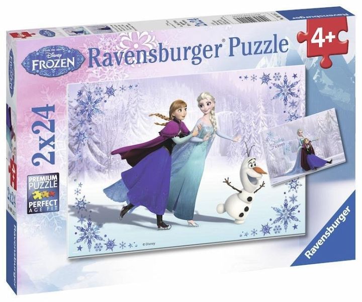 Ravensburger 09115 - Disney Frozen, Schwestern für immer, 2 x 24 Teile  Puzzle - Bei bücher.de immer portofrei