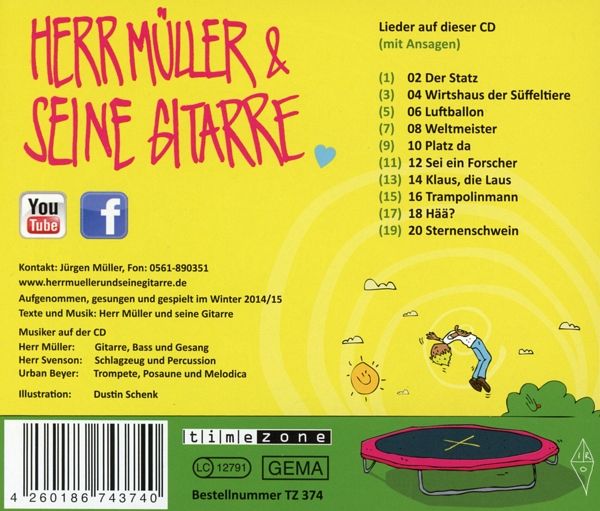 Schräge Typen von Herr Müller Und Seine Gitarre auf Audio CD - Portofrei  bei bücher.de
