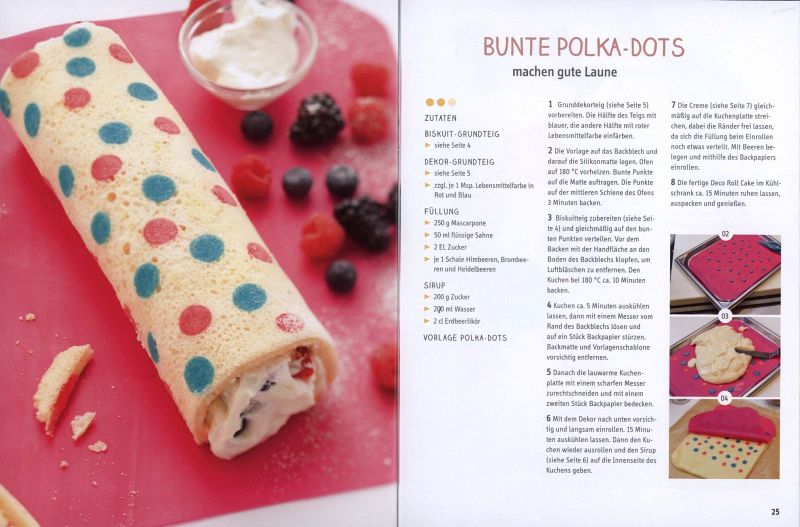 Kreativ-Set Deco Roll Cakes, m. Silikonmatte in Pink von Vito Capezzuto als  Taschenbuch - Portofrei bei bücher.de