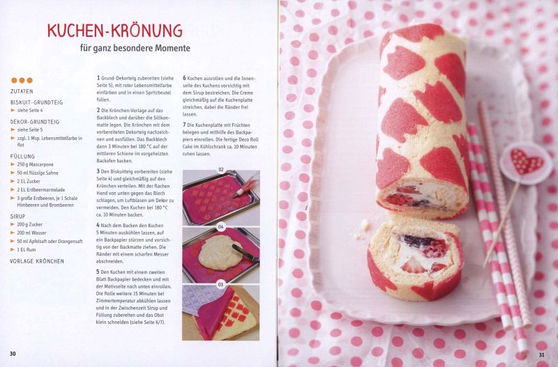 Kreativ-Set Deco Roll Cakes, m. Silikonmatte in Pink von Vito Capezzuto als  Taschenbuch - Portofrei bei bücher.de