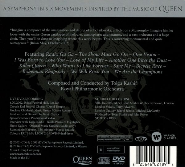 The Queen Symphony Von Tolga Kashif Rpo Auf Cd Dvd Portofrei Bei Bucher De bucher de
