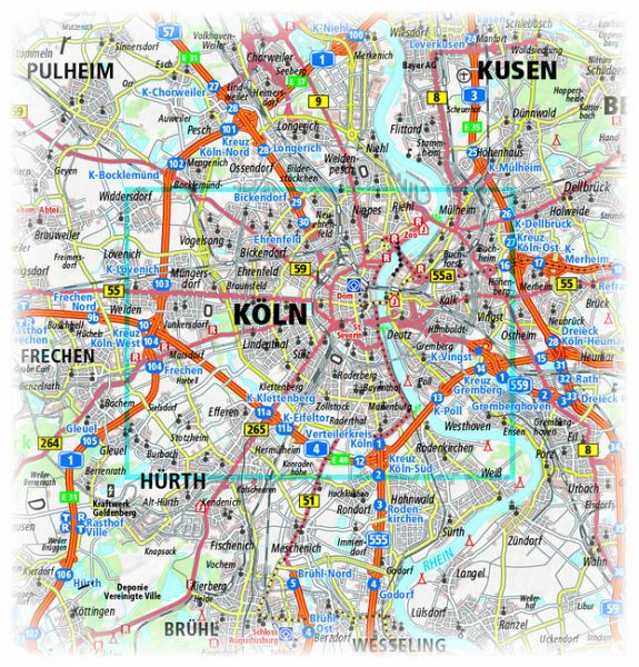 Publicpress Stadtplan Koln Landkarten Portofrei Bei Bucher De