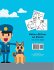 Police Officer on Patrol Coloring Book - Bild 2