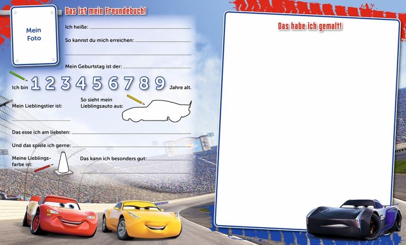 Disney Cars 3 eine Freunde Freundebuch PDF Epub-Ebook