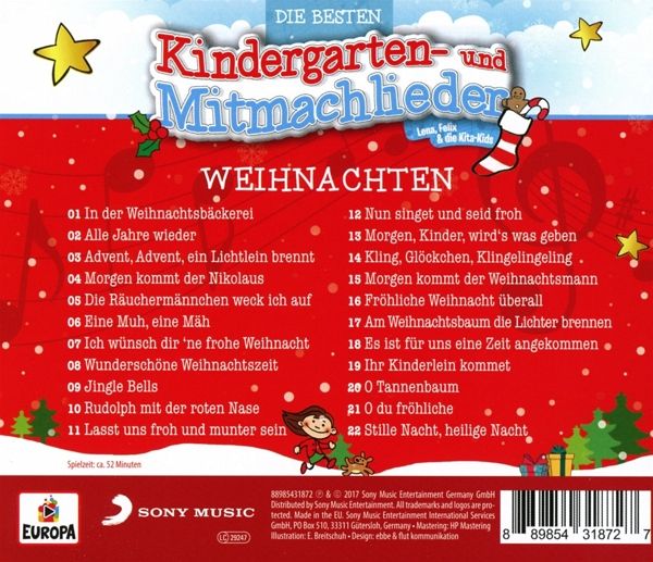 Die Besten Kindergarten-Und Mitmachlieder,Vol.7 von Felix Lena & Die  Kita-Kids auf Audio CD - Portofrei bei bücher.de
