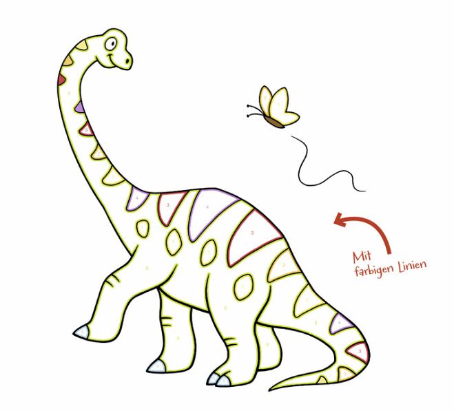 Malen Nach Zahlen Dinosaurier