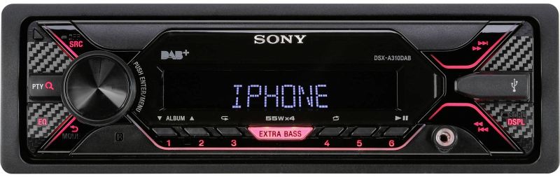 Sony DSX-A510BD Autoradio Bluetooth DAB USB AUX Digitalradio inkl. Antenne